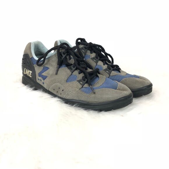 Lake Cycling 7 Womens Taupe Blue Bicyle Cycling Shoes - Picture 1 of 11